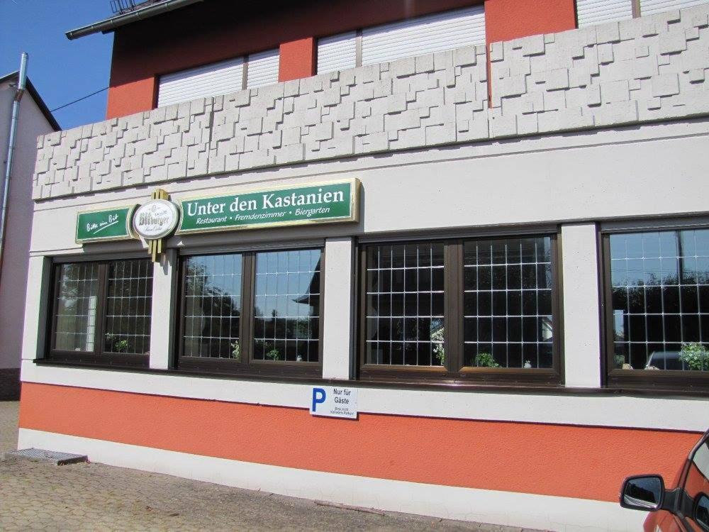 "Unter Den Kastanien" Hotel Speicher Bagian luar foto